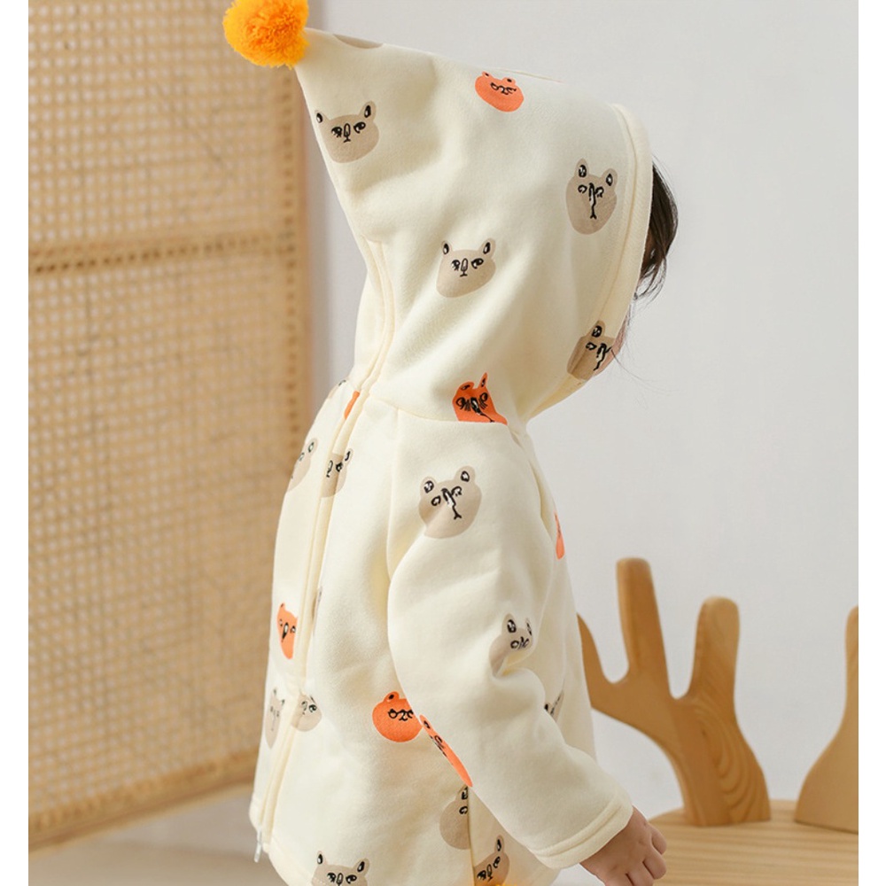 Áo Khoác Len cardigan Có Khóa Kéo Xu Hướng Thu Đông Mới 2023 Cho Bé Trai Và Bé Gái