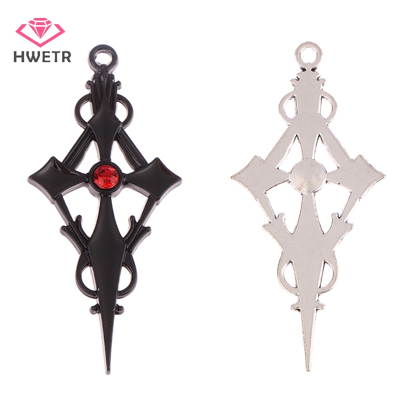 Set 4 Mặt Dây Chuyền Hợp Kim Hình Thánh Giá Phong Cách gothic Độc Đáo Mới