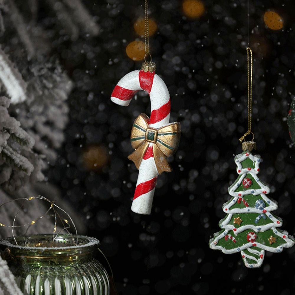 Yew Phụ Kiện Treo Trang Trí Cây Thông Giáng Sinh Bằng Nhựa Nhiều Màu Sắc