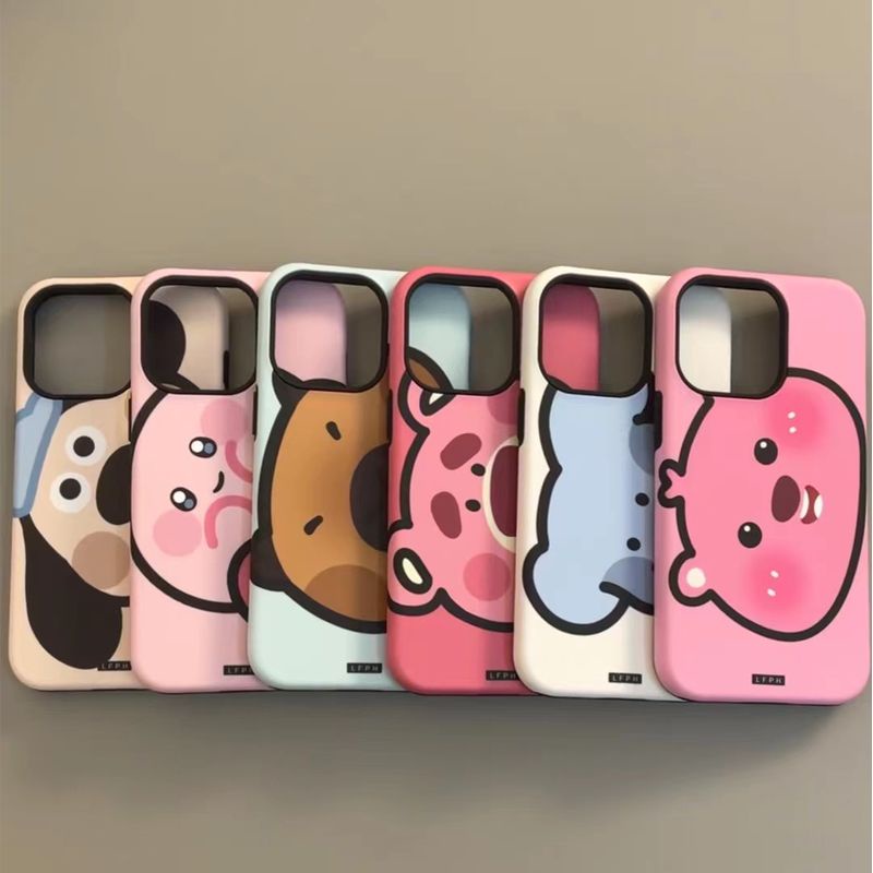 Ốp Điện Thoại Chống Sốc in Hình Chú Chó Hoạt Hình Cho iPhone 14Promax 11 2 Trong 1 x / xr 13 / 12pro