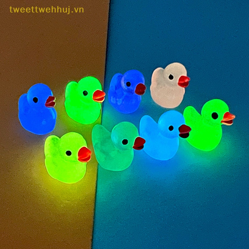 Tweehuj Set 5 Vịt Dạ Quang Trang Trí Phong Cảnh diy vn