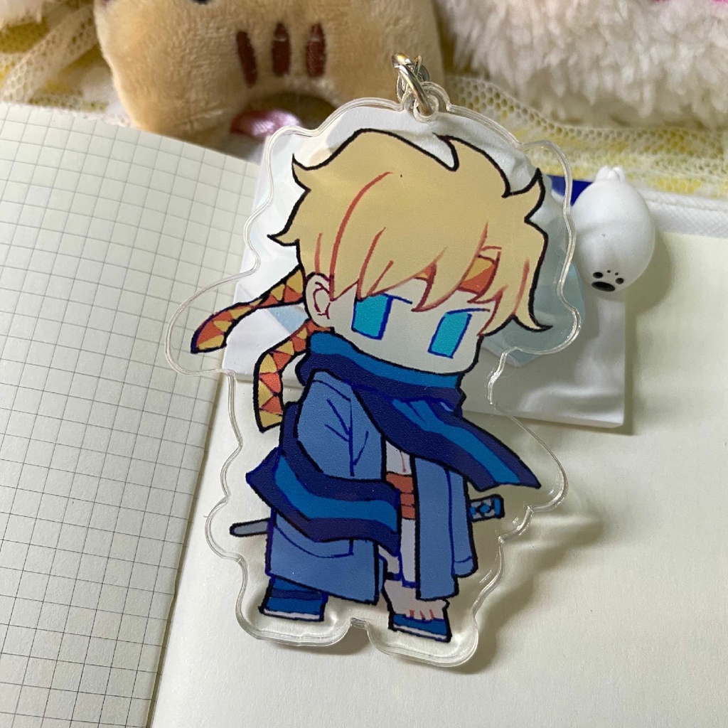 Móc khóa Kawaii JJBA Anime Keychain Women JoJo Bizarre Adventure Key Chain Man Kujo Jotaro Kakyoin Acrylic