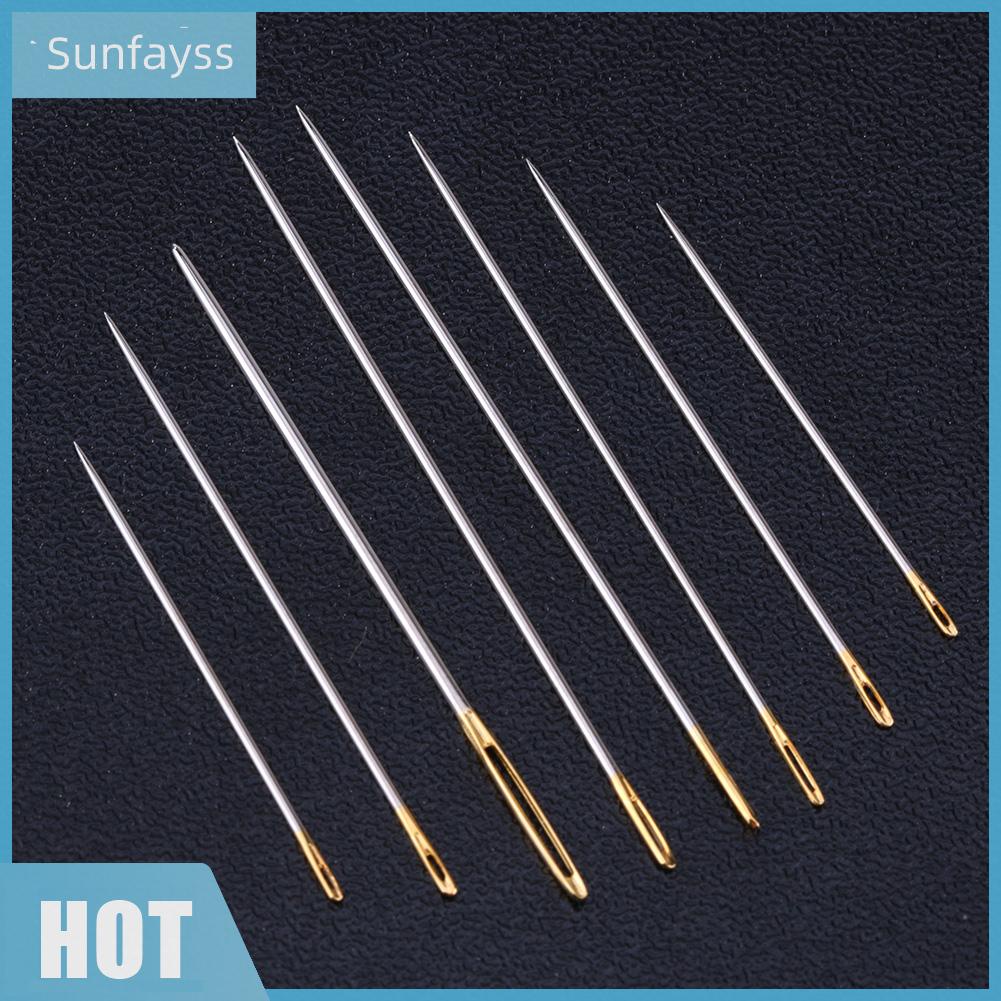 Bộ 16 Kim May Vá Bằng Kim Loại Màu Bạc