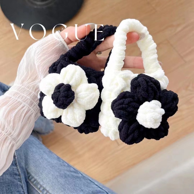 Vỏ Bảo Vệ Hộp Sạc Tai Nghe bluetooth Không Dây airpods1 / 2 3 pro pro2 air pods pro 3 Hình Hoa Trà Nhồi Bông Dễ Thương Ốp