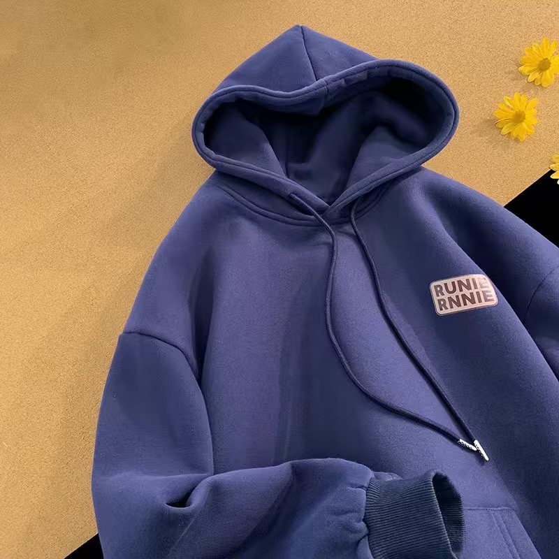 Áo Khoác Hoodie In Hoa Màu Xám Trọng Lượng Nặng Thời Trang Đường Phố Mùa Xuân Thu Phong Cách Mới Dành Cho Nam