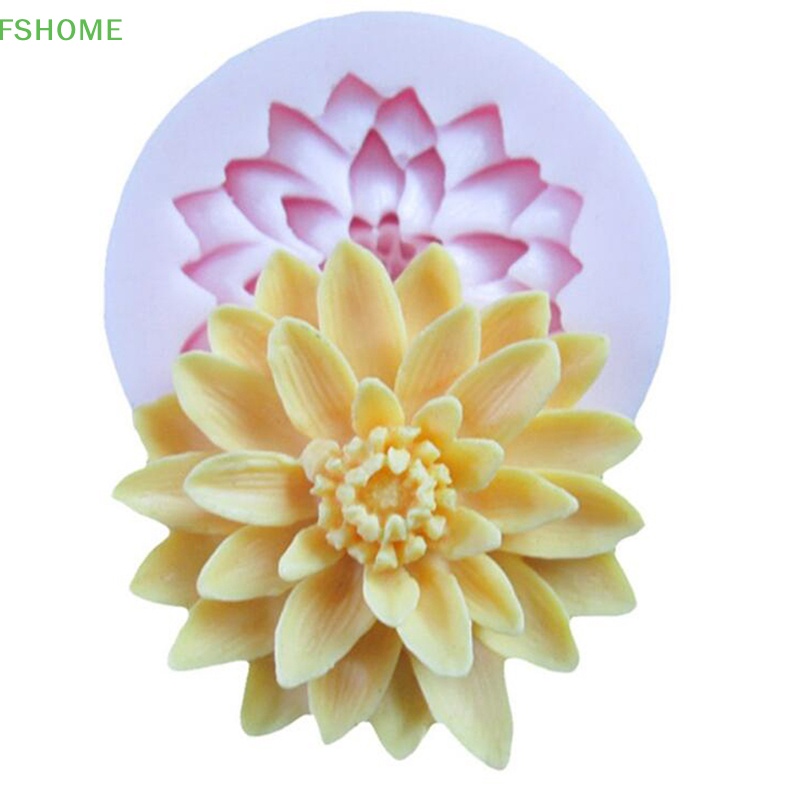 Khuôn silicone Hình Hoa Cúc Làm Bánh / Xà Phòng Fshn