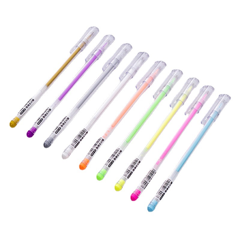 Bút viết calligraphy ngòi 0.5mm nhiều màu dễ thương Bút Nước Nhiều Màu Sắc Sáng Tạo--Giuseppe123