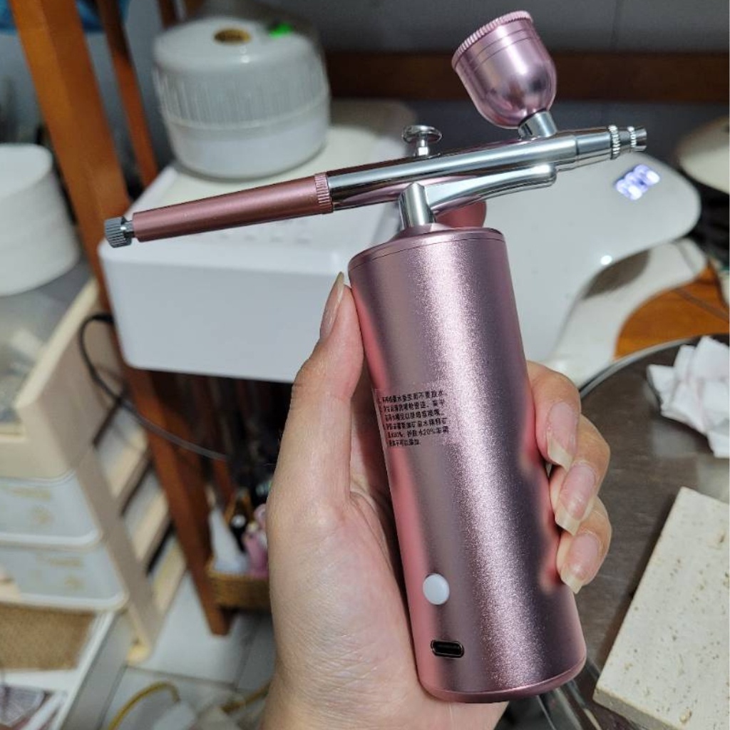 Súng Phun Oxi, Máy Phun Tinh Chất,Máy Phun Sơn OmberNail Tích Điện Bảo Hành 12 Tháng