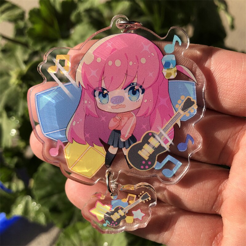 Móc khoá BOCCHI THE ROCK Cosplay Keychain Anime Manga Nhật Bản Phụ Kiện Trang Trí Túi xách Balo
