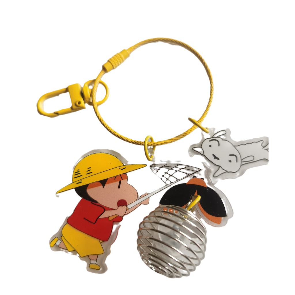 Móc Khóa Hình Cậu Bé Bút Chì shin-chan Hoạt Hình Phát Sáng