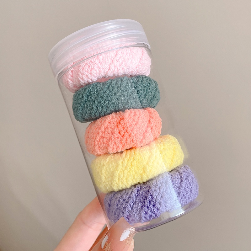 Mới Dây Cột Tóc Cao Su Dày Co Giãn Thiết Kế Đơn Giản Cho Nữ