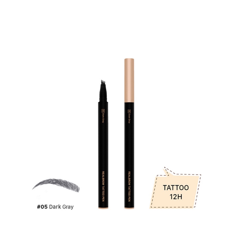 Bút Kẻ Mày Phẩy Sợi VACOSI 24H VACOSI REALBROW TATTOO PEN không Lem Không Trôi, điêu khắc lông mày tiện lợi Daily Beauty