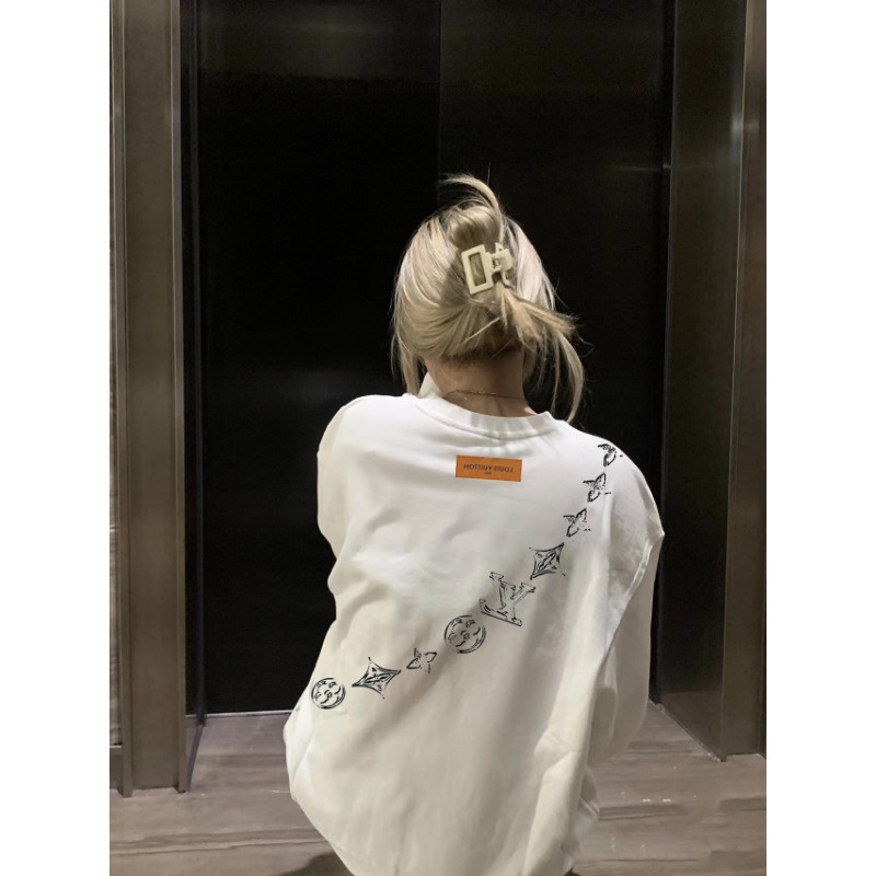 Áo hoodie Tay Dài Cổ Tròn Thời Trang Mùa Thu Mới 2023 Cho Nam Và Nữ