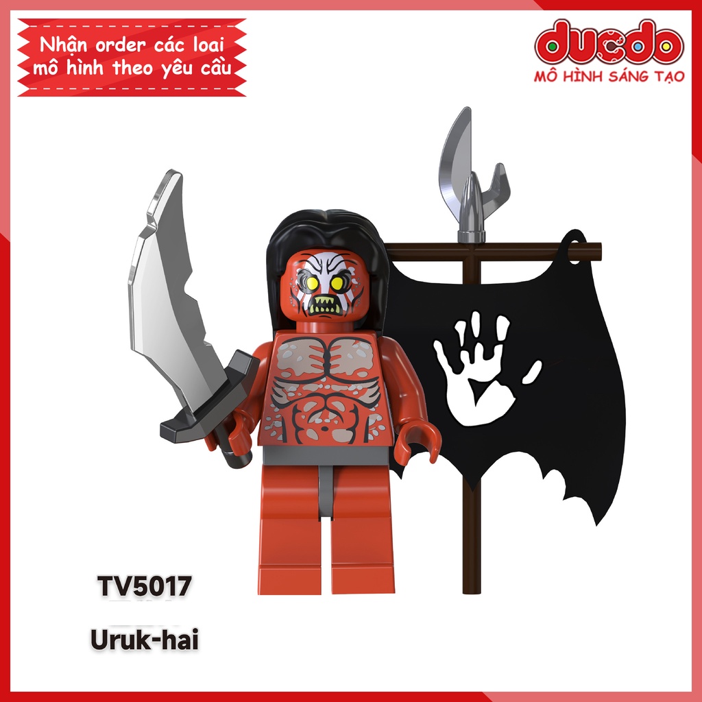 Minifigures nhân vật phim Chúa Tể Những Chiếc Nhẫn tuyệt đẹp - Đồ chơi Lắp ghép Xếp hình Mô hình Mini TV6402