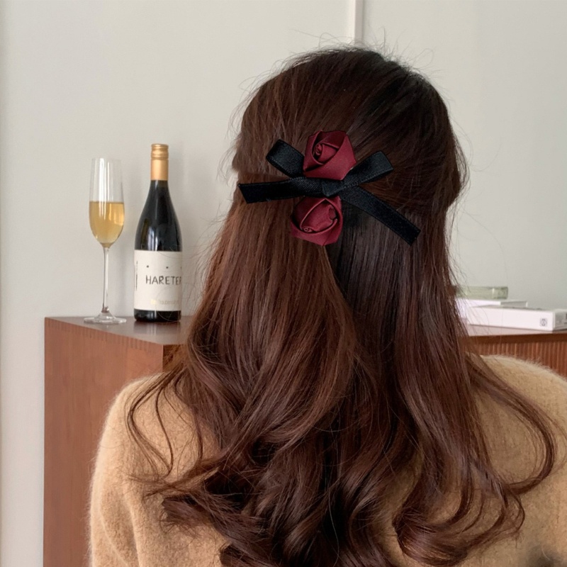 Kẹp Tóc Nơ Dễ Thương Phong Cách harajuku y2k 90s