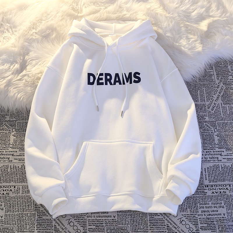 Áo hoodie Màu Cà Phê Cỡ Lớn Phong Cách Hàn Quốc lelaki plus size s-3xl