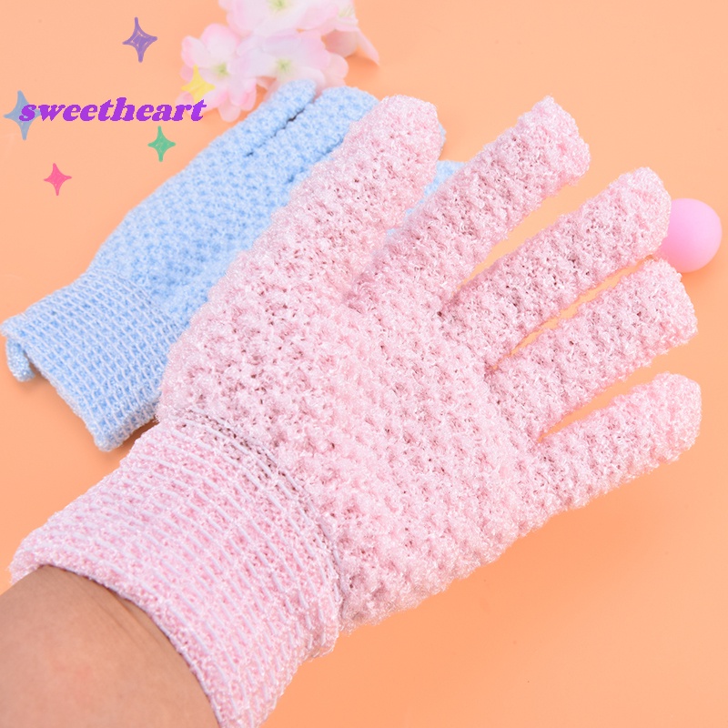 Găng Tay Tẩy Tế Bào Chết Khi Tắm
