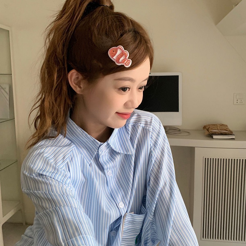 Đại Dương! Kẹp Tóc Nữ Hình Sao Biển / Cá Heo Dễ Thương YR