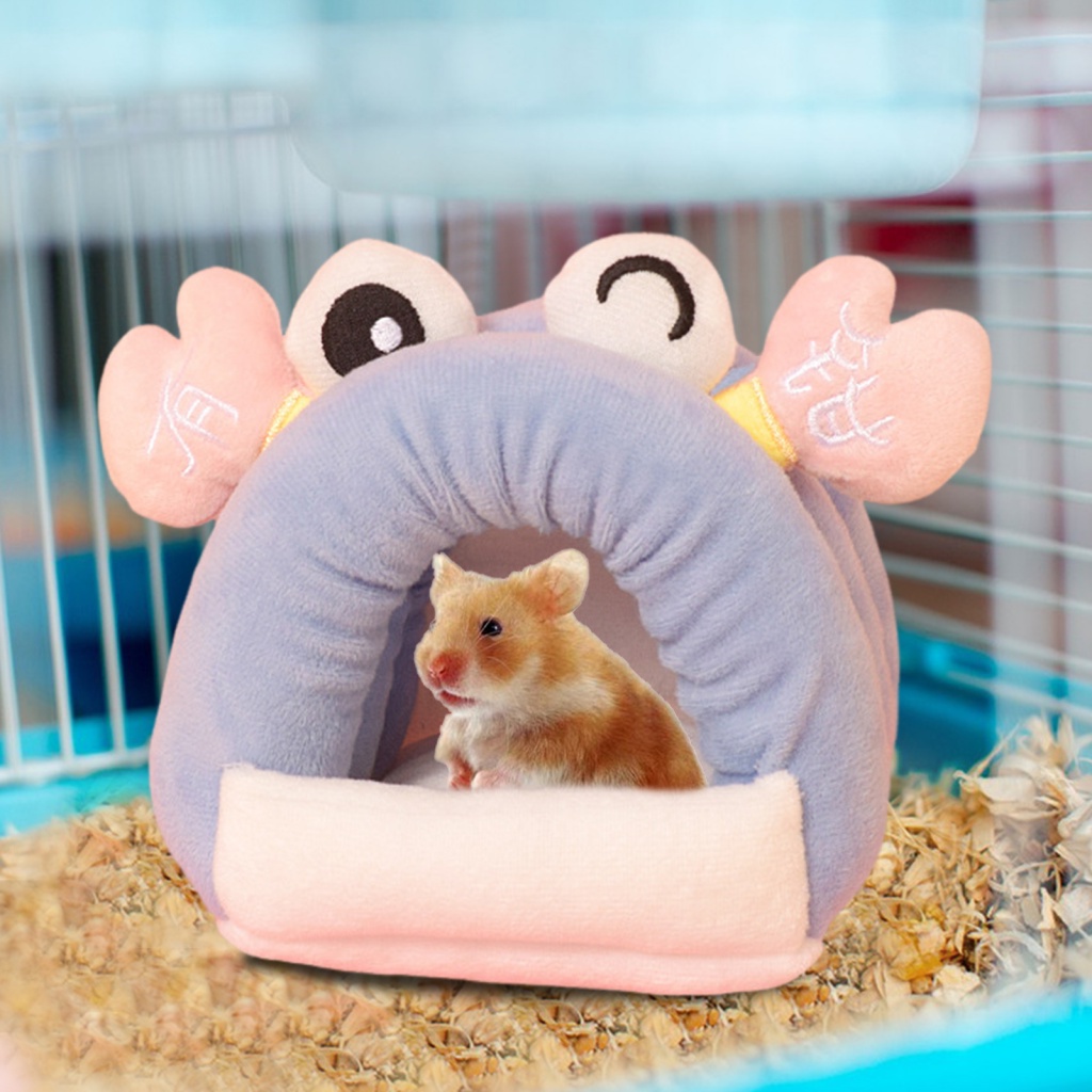 Salzburgstore.tw Nhà Búp Bê Nhồi Bông Mềm Mại Hình Chuột hamster Nằm Ngủ Không Biến Dạng Hoàn Hảo Cho Chuột hamster Kiểu Nam Á