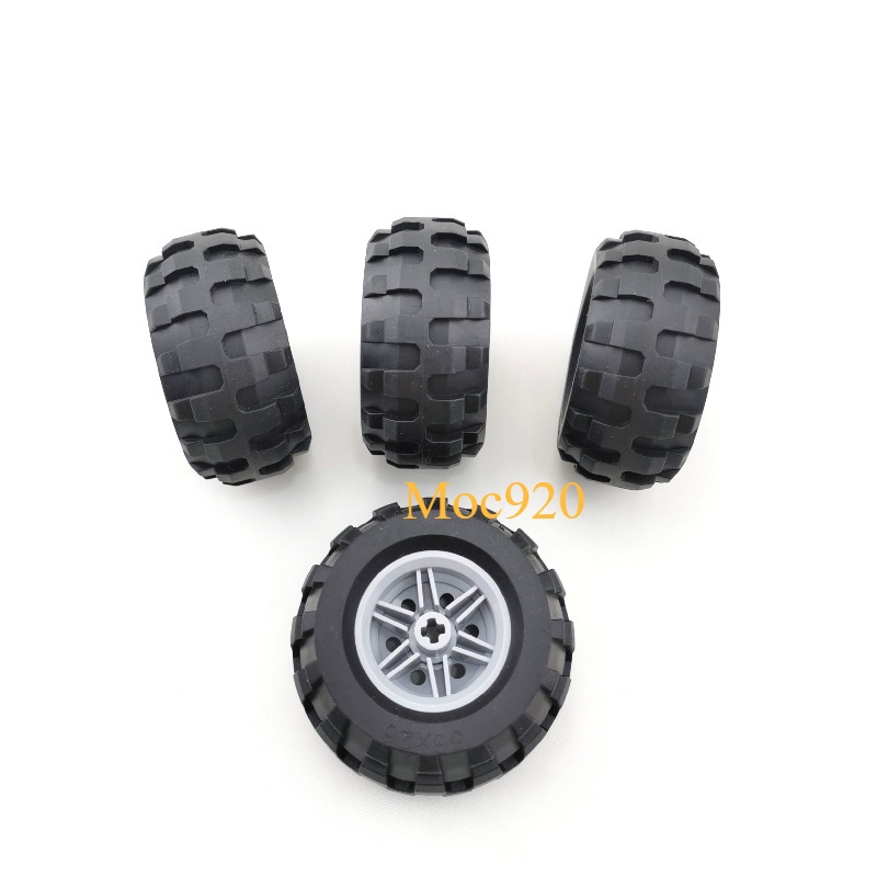 Bộ 4 bánh xe cơ khí tương thích bộ lắp ghép 9686