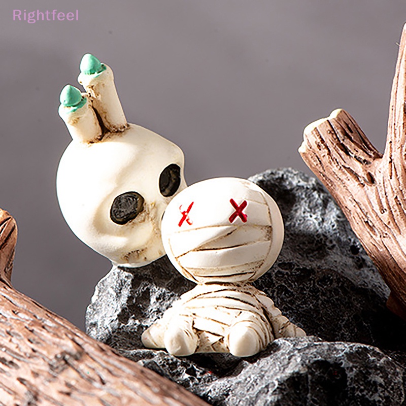 Mô Hình Đầu Lâu Xác Ướp Mini Trang Trí halloween Mới