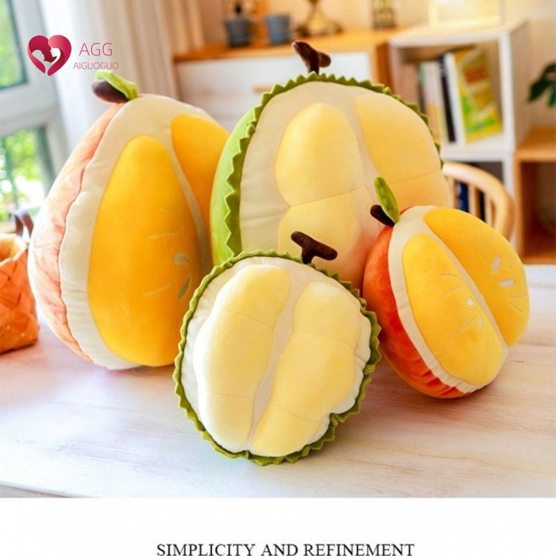 Màu Cam Dễ Thương Sang Trọng Đồ Chơi Trẻ Em Búp Bê Sầu Riêng Gối Áo Búp Bê Nghỉ Trưa Đệm Búp Bê Cổ Gối Đệm Quà Tặng Giáng Sinh