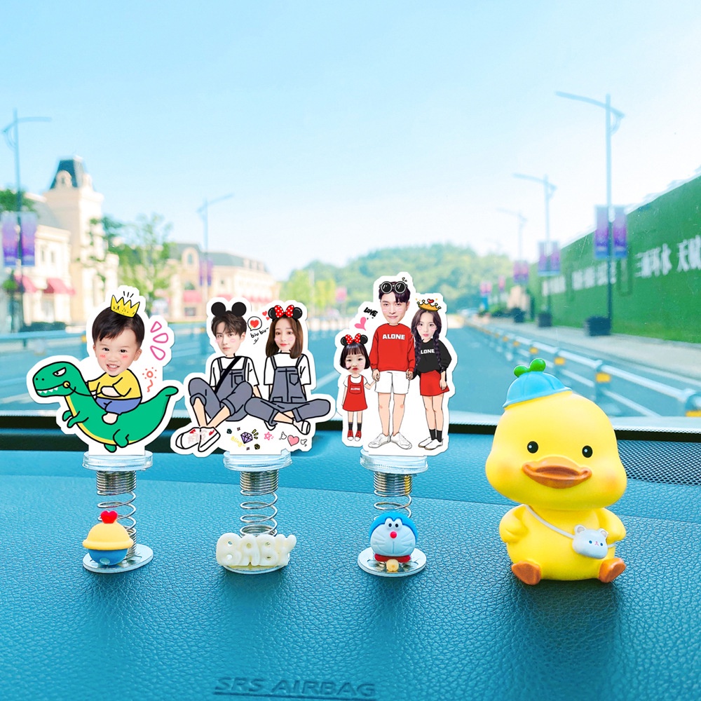 Lò xo theo yêu cầu dành cho gia đình, cặp đôi chipi bé trai bé gái - trí decor