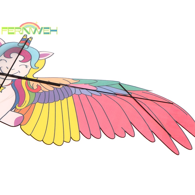 Diều mini Bằng Nhựa + Tay Phanh 40cm Hình Hoạt Hình Cho Bé