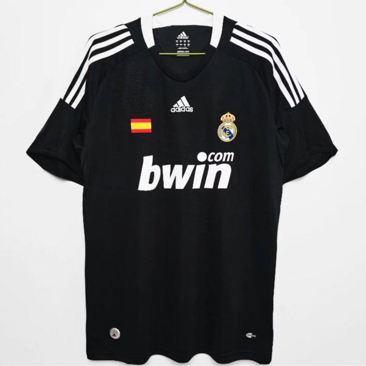 2008 / 09 Mùa real madrid jersey retro Sân Khách