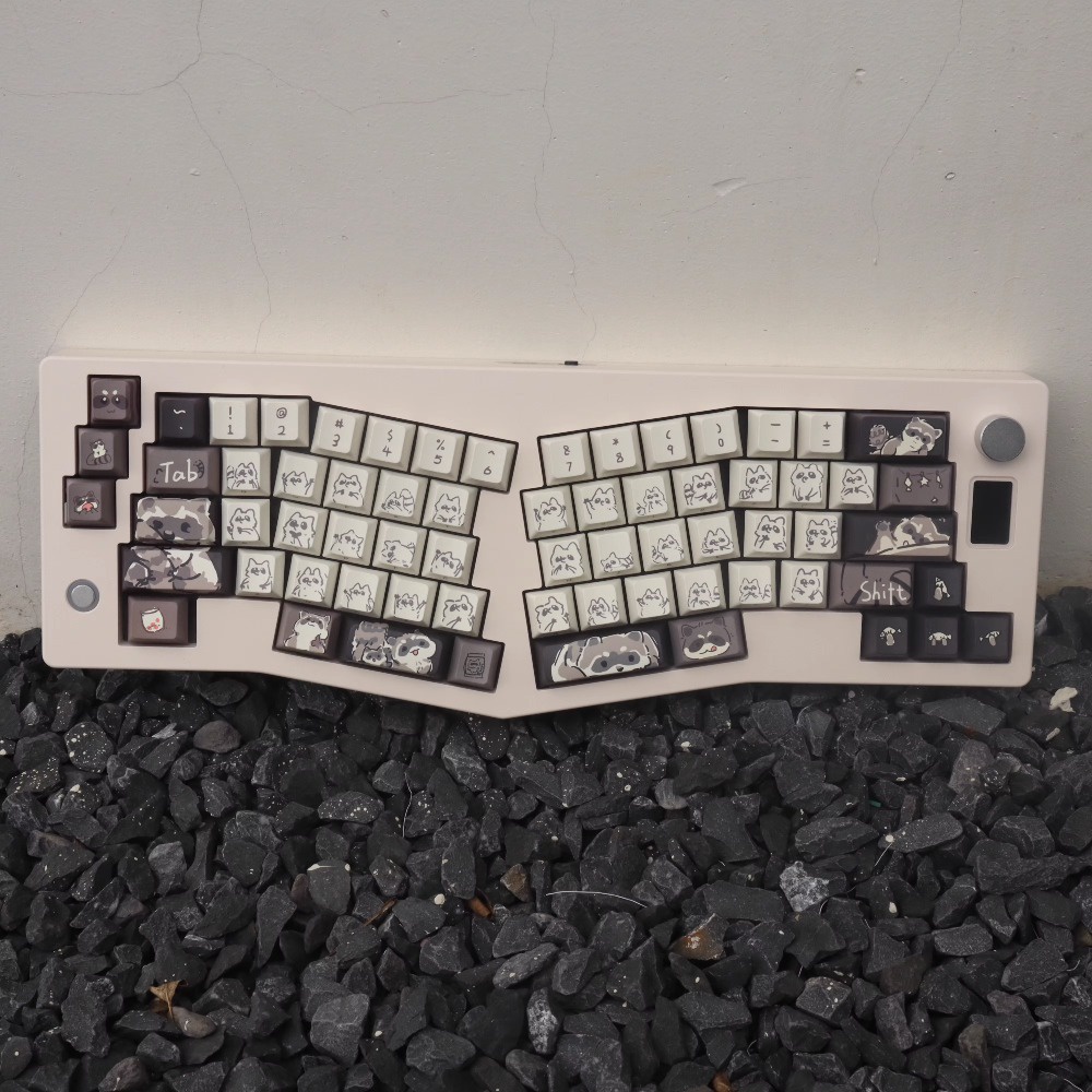 148 Phím Gấu Trúc Keycaps Cherry/MDA Profile Anime dễ thương PBT Dye Sub Bàn Phím Cơ Keycap