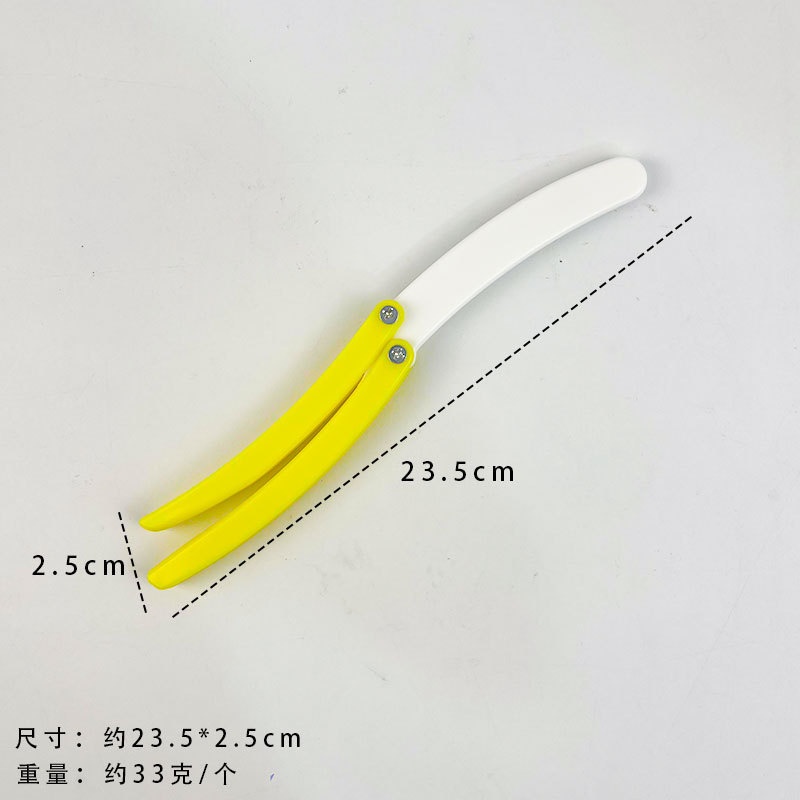 Yb3 Đồ Chơi Mô Hình Dao Bướm Dao Chuối 3d Giảm Căng Thẳng Làm Quà Tặng Cho Bé Gái by3