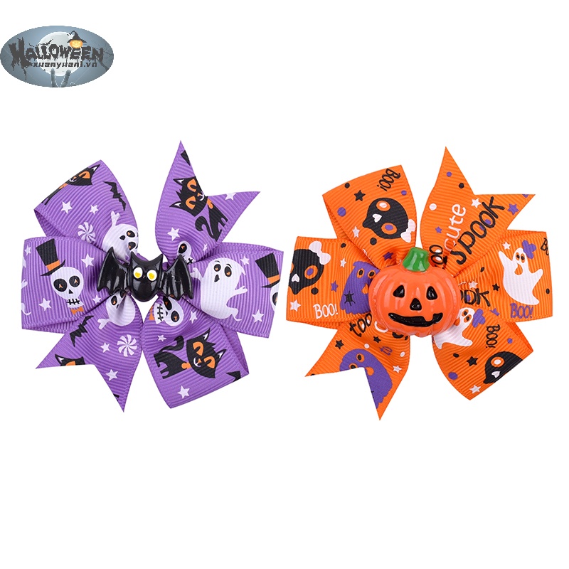 1 Kẹp Tóc Nơ Ruy Băng Đáng Yêu Cho Bé Gái