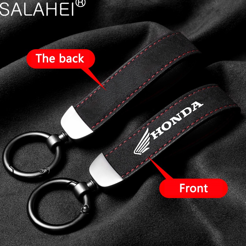 Móc Khóa Chống Mất Bằng Da Lộn Cho Xe Mô Tô honda cb400cb650fcbf cbr25orr crf sh3o0 nc75o honda