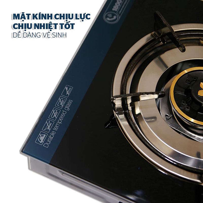 Bếp Gas Dương Đơn Mặt Kính Sunhouse SHB212KT - Hàng chính hãng