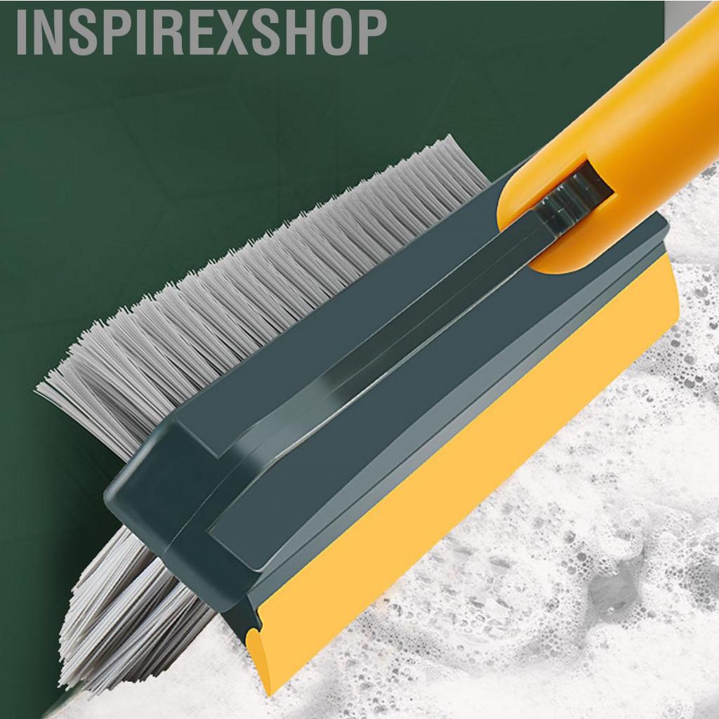 Inspirexshop Floor Brush Scrubber  Easy To Storage Multifunctional Highly Efficient Two Sided for Garage