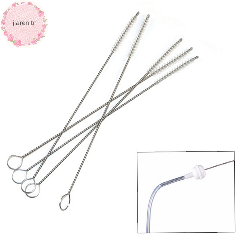 Bộ Ống Hút Bằng Thép Không Gỉ 17cm Tiện Lợi vn