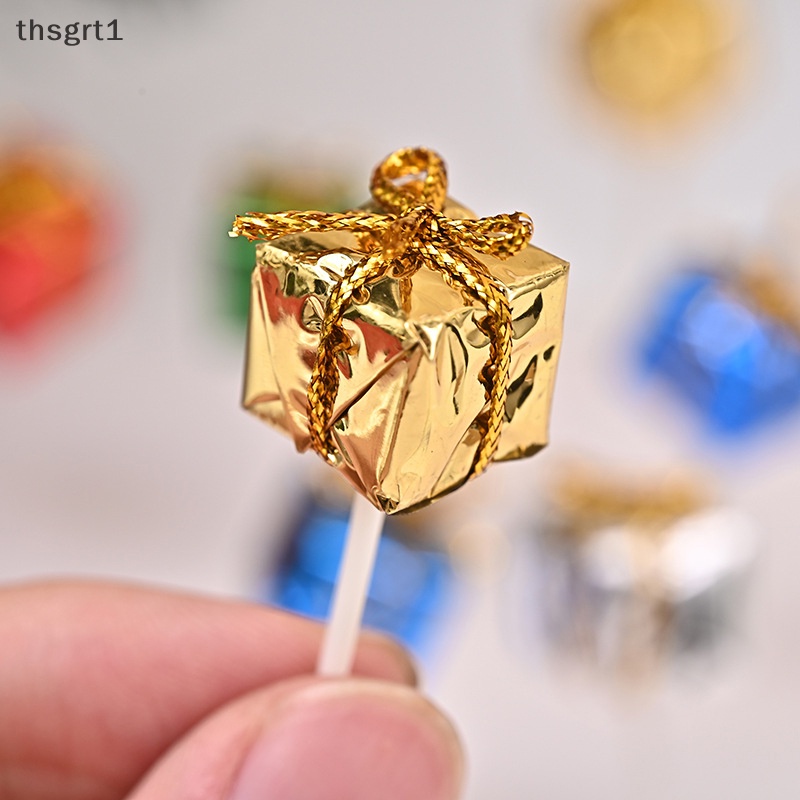 Set 10 Nĩa Ăn Trái Cây Giáng Sinh mini Trang Trí Cho Tiệc Giáng Sinh