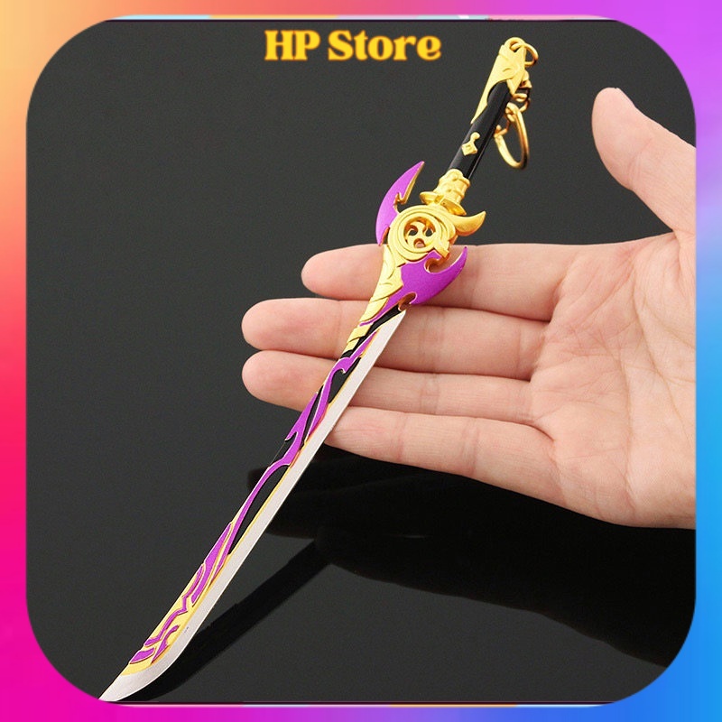 Mô hình Ánh Sáng Đêm Sương Mù dài 22cm bằng Kim Loại Cao Cấp Siêu Đẹp mô hình Genshin Impact trưng bày trang trí