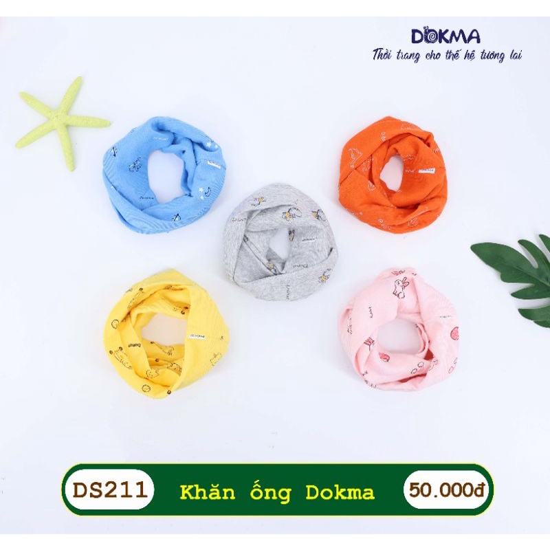 Khăn ống cotton Thời Trang DOKMA Cho Bé DS434, DS211, DS573