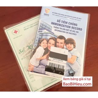 Combo bọc bìa khổ A5 ... bằng nhựa dẻo PVC không cần ép