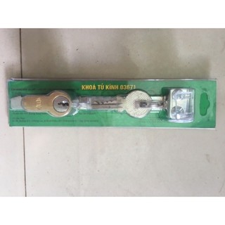 Khoá tủ kính việt tiệp 03671 củ đồng