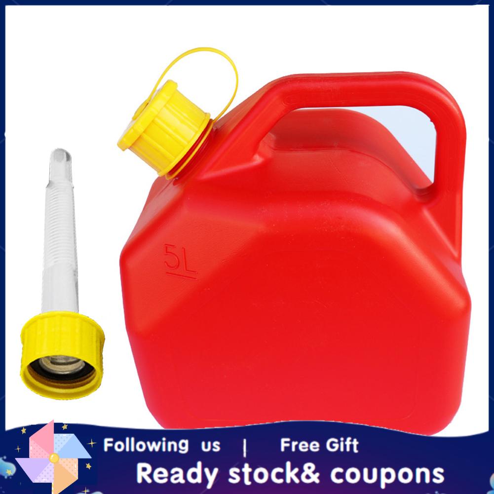 Xiyijia Fuel Can  Leakage Free Flame Retardant Easy Pouring 5L Water Container for ATV