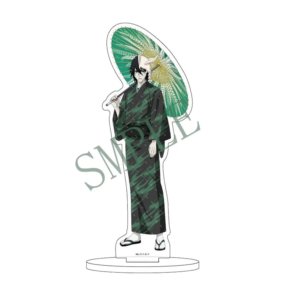 Mô hình Standee BLEACH Anime Kuchiki Byakuya Urahara Kisuke Hitsugaya Toushirou Phụ kiện trang trí để bàn góc học tập
