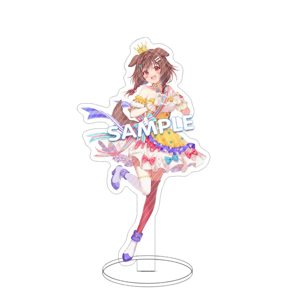 Mô hình Standee Hololive Vtuber Usada Pekora Uruha Rushia 2 Phụ kiện trang trí để bàn góc học tập