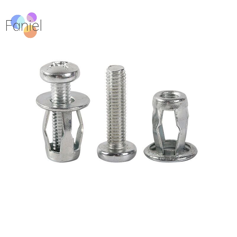 Set 10 Ốc Vít Kim Loại m5 / m6 Chuyên Dụng Cho Xe Hơi
