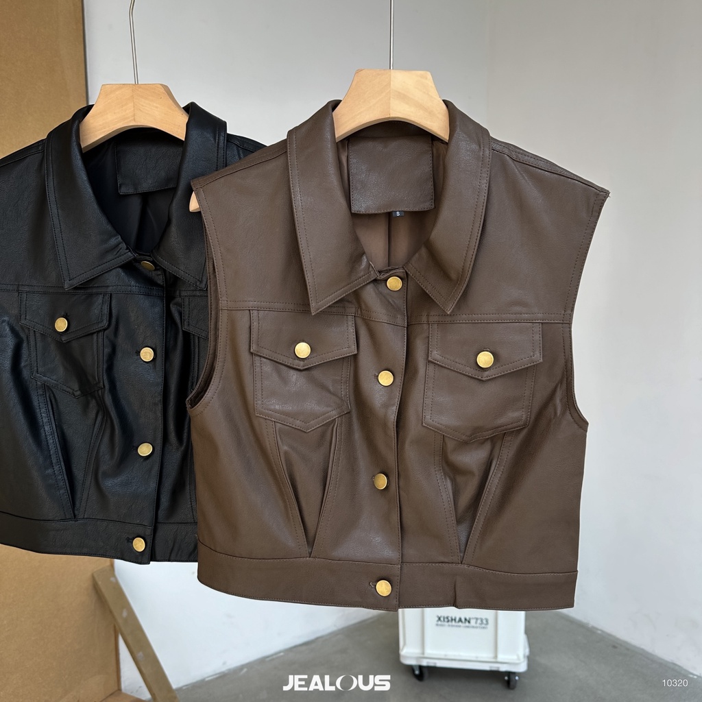 Áo gile da túi hộp level - 10320