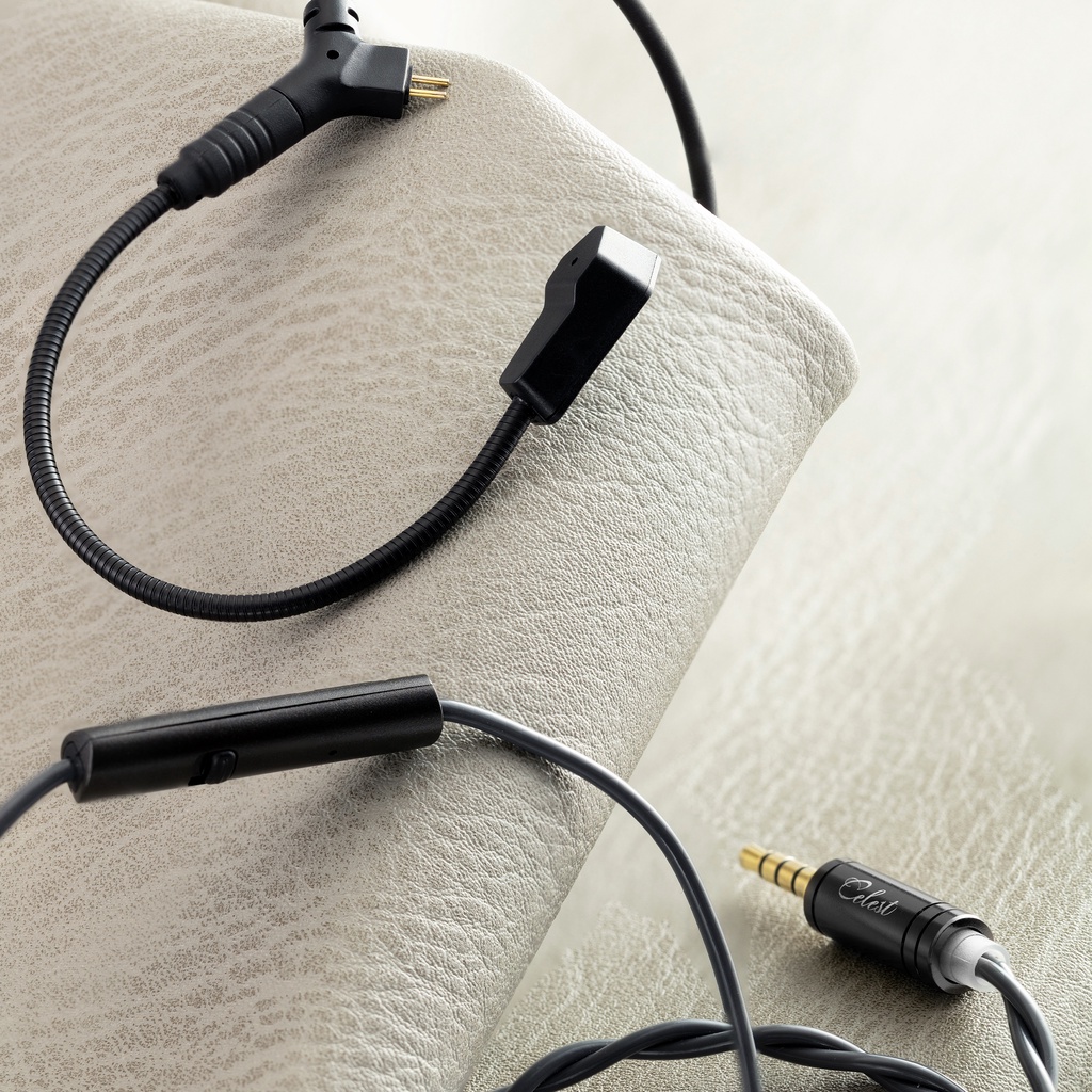 Kinera Celest RUYI Microphone Earphone Cable With Detachable Boom 0.78 2pin / MMCX Music Gaming Esports Livestreaming Headset