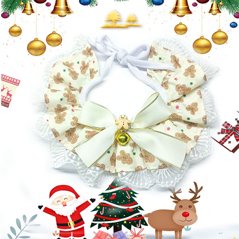 Khăn Choàng Cổ Họa Tiết Giáng Sinh Cho Thú Cưng