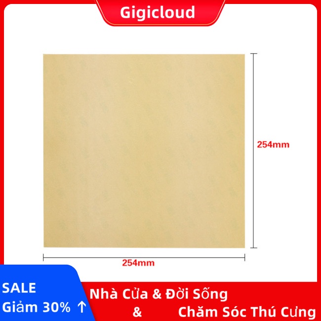 Tấm polyetherimide pei 254 * 254 * 0.3mm Cho Máy In 3d
