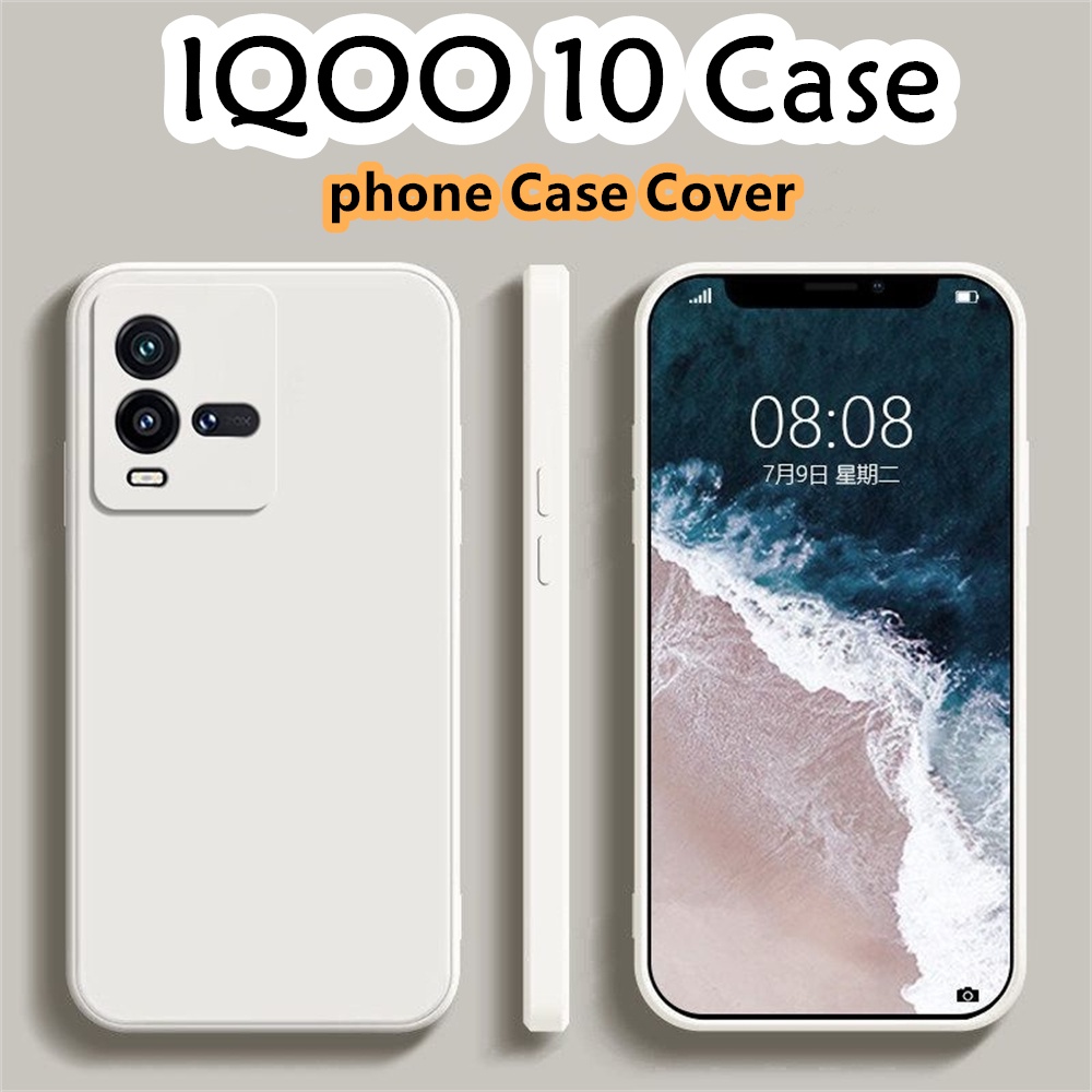 Ốp Điện Thoại Silicon Màu Trơn Kiểu Cổ Điển Thời Trang Cho iqoo 10